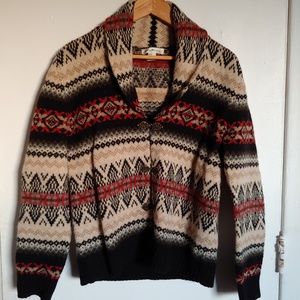 Susan Bristol wool fair isle sweater M
